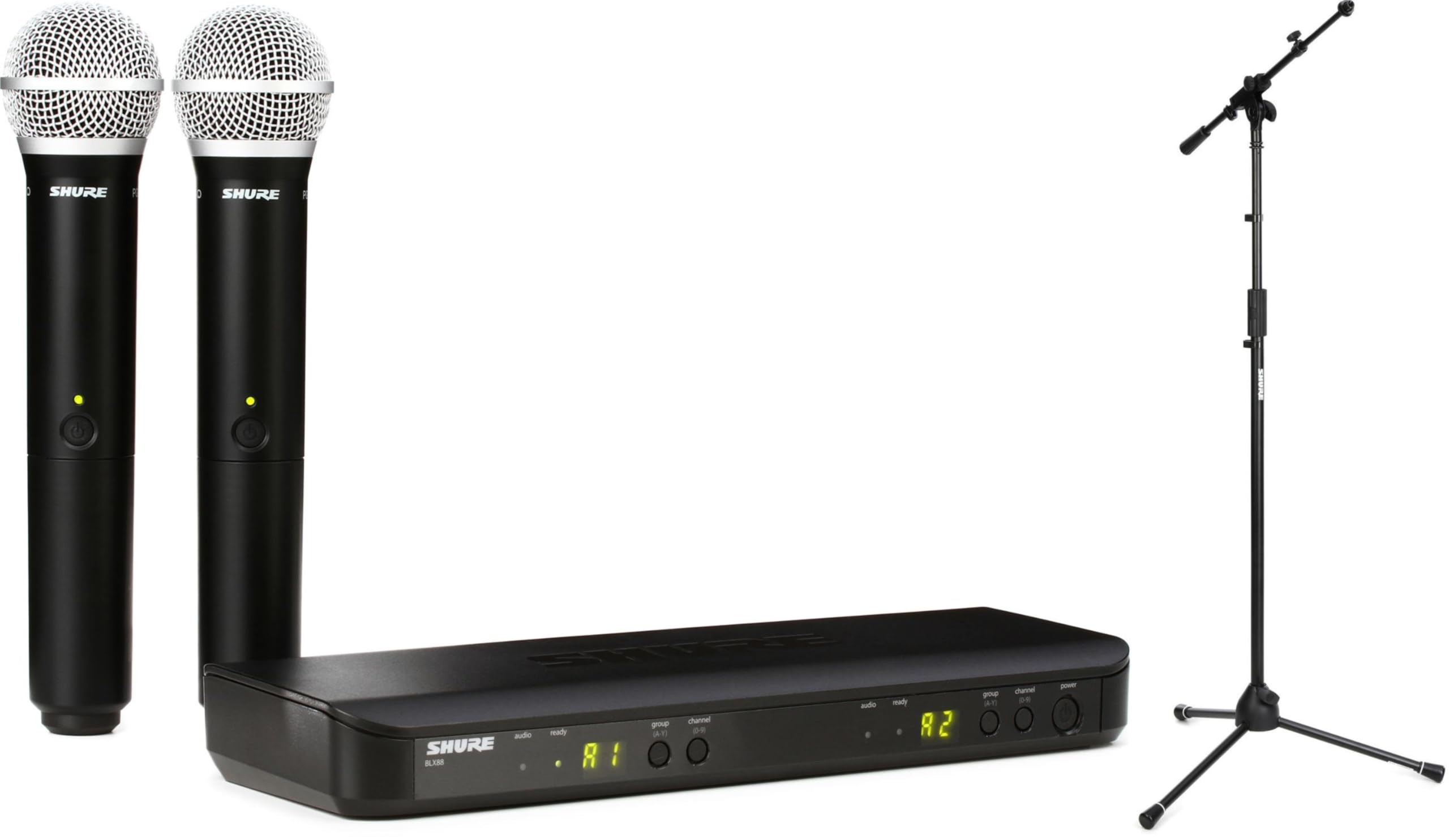 Amazon.com: Shure BLX288/PG58 Dual Channel Wireless Handheld